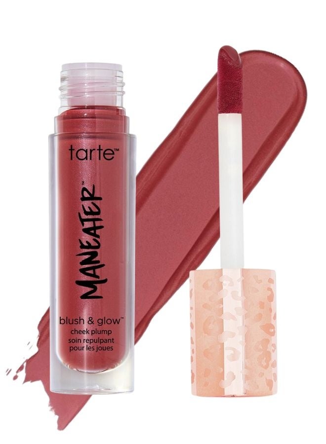 Tarte Cosmetics Tarte Maneater™ Blush & Glow™ Liquid Blush – Cheek Plump Berry | Berry Shade, Radiant Glow Finish, Buildable Liquid Formula, 8 mL - Image 1