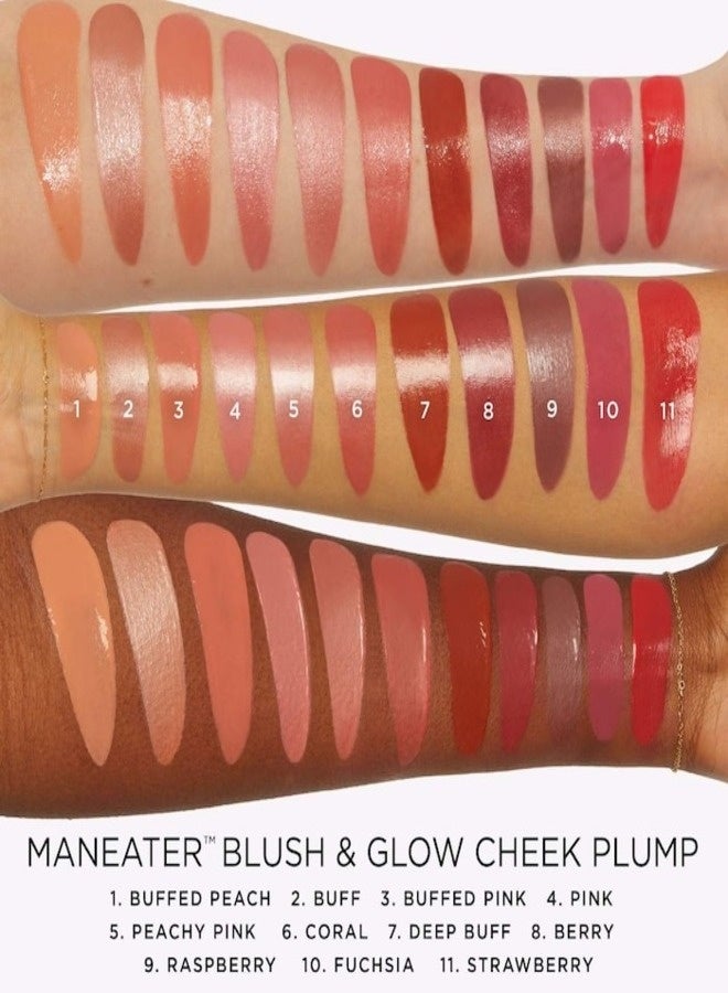Tarte Cosmetics Tarte Maneater™ Blush & Glow™ Liquid Blush – Cheek Plump Berry | Berry Shade, Radiant Glow Finish, Buildable Liquid Formula, 8 mL - Image 5
