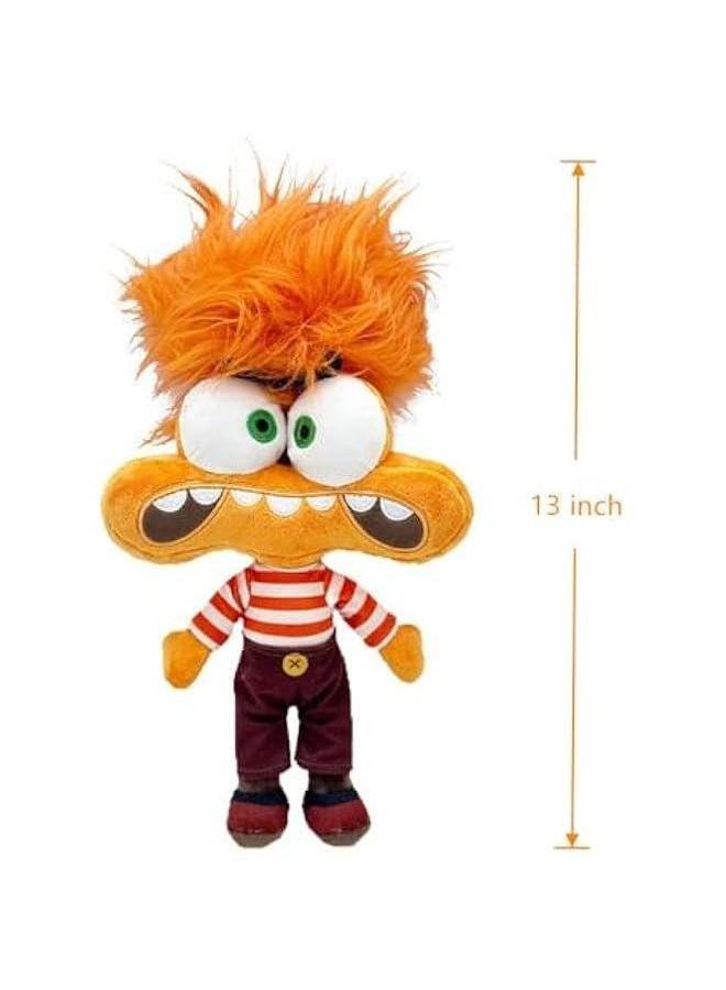 Inside Out 2 Plushs Toys, Stuffed Animals Plushies Toy,10-12 inch Height New Characters Anxiety, Embarrassment, Envy, Ennui, and Joy, Bingbong, Soft Cuddly (Anxiety) - Image 5