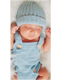 Daddy's Angel Romper, Cap And Shoes Handmade Clothing Set  - Image 2