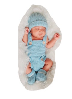 Daddy's Angel Romper, Cap And Shoes Handmade Clothing Set  - Image 1