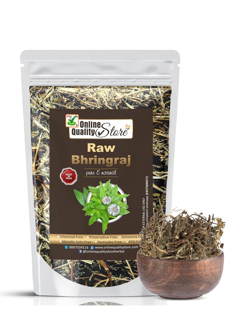 Online Quality Store Online Quality Store raw bringaraj/bringraj dry leaves/Bhringraj Leaves/Bhangra - Eclipta Alba/False Daisy/Keshraj-100g  - Image 1