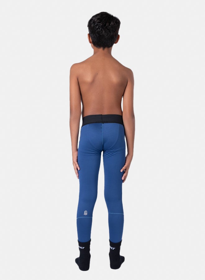 Ghost Boy's Base Leggings - Blue - Image 2