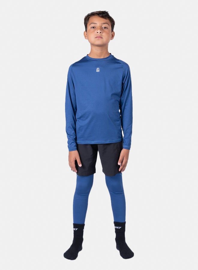 Ghost Boy's Base Leggings - Blue - Image 3