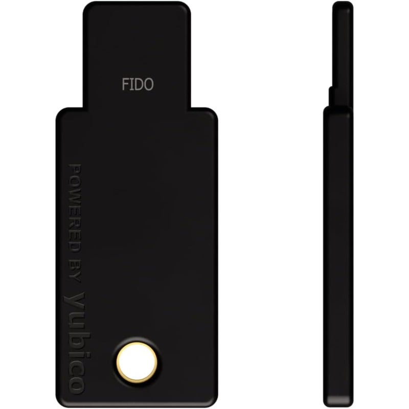 Black - Two-Factor authentication 2FA Security Key, Connect via USB-A or NFC, FIDO U2F/FIDO2 Certified - Image 2