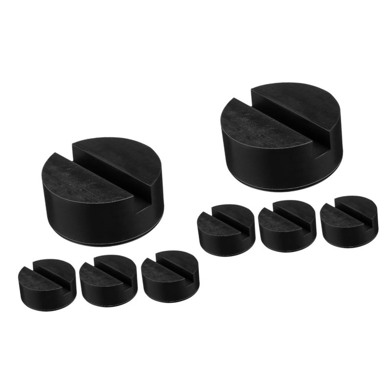 2 Sets Rubber Jack Stand Pads For Car Floor Jack Vehicle RV Accessories 8 Pcs - Image 2