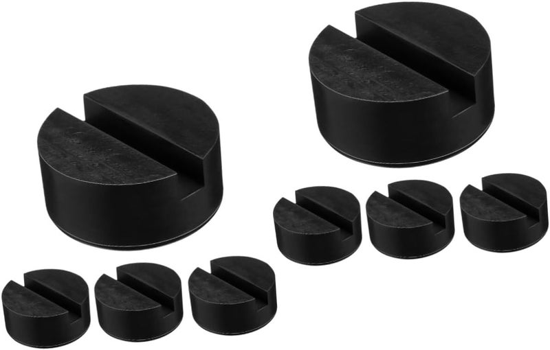 2 Sets Rubber Jack Stand Pads For Car Floor Jack Vehicle RV Accessories 8 Pcs - Image 1
