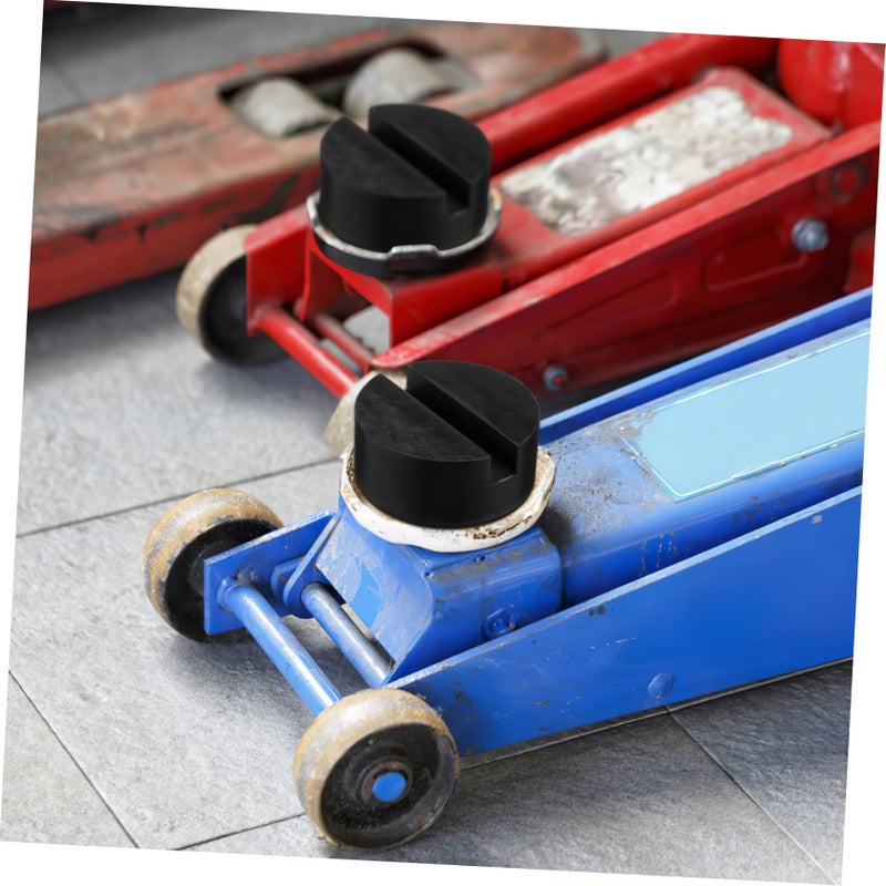 2 Sets Rubber Jack Stand Pads For Car Floor Jack Vehicle RV Accessories 8 Pcs - Image 3