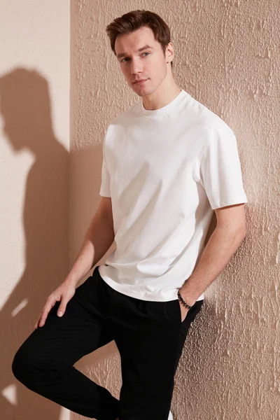 Buratti Cotton Relaxed Fit Crew Neck T Shirt Men's T Shirt 5905446