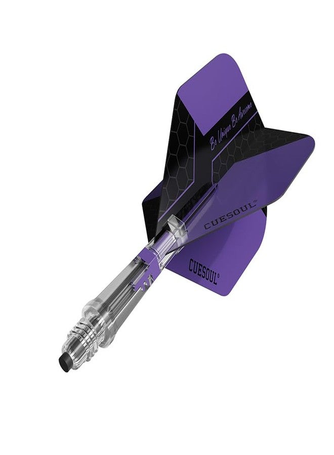 CUESOUL Koff Carbon Dart Shaft abalck Size2 with Replacement Shaft End Big Standard Dart Flights - Image 2
