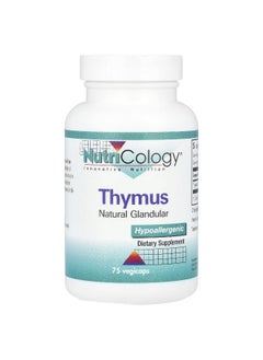 Nutricology Nutricology, Thymus, 0.5 g , 75 Vegicaps  - Image 1