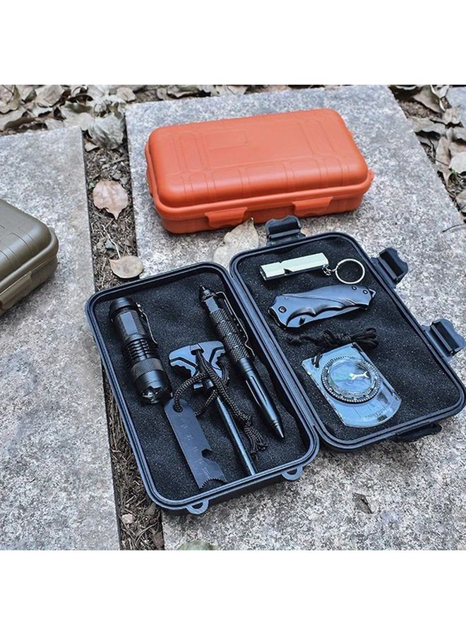 Waterproof Survival Storage Box Black Durable PE Plastic Shockproof Floats On Water for Camping Fishing Outdoor - Image 3