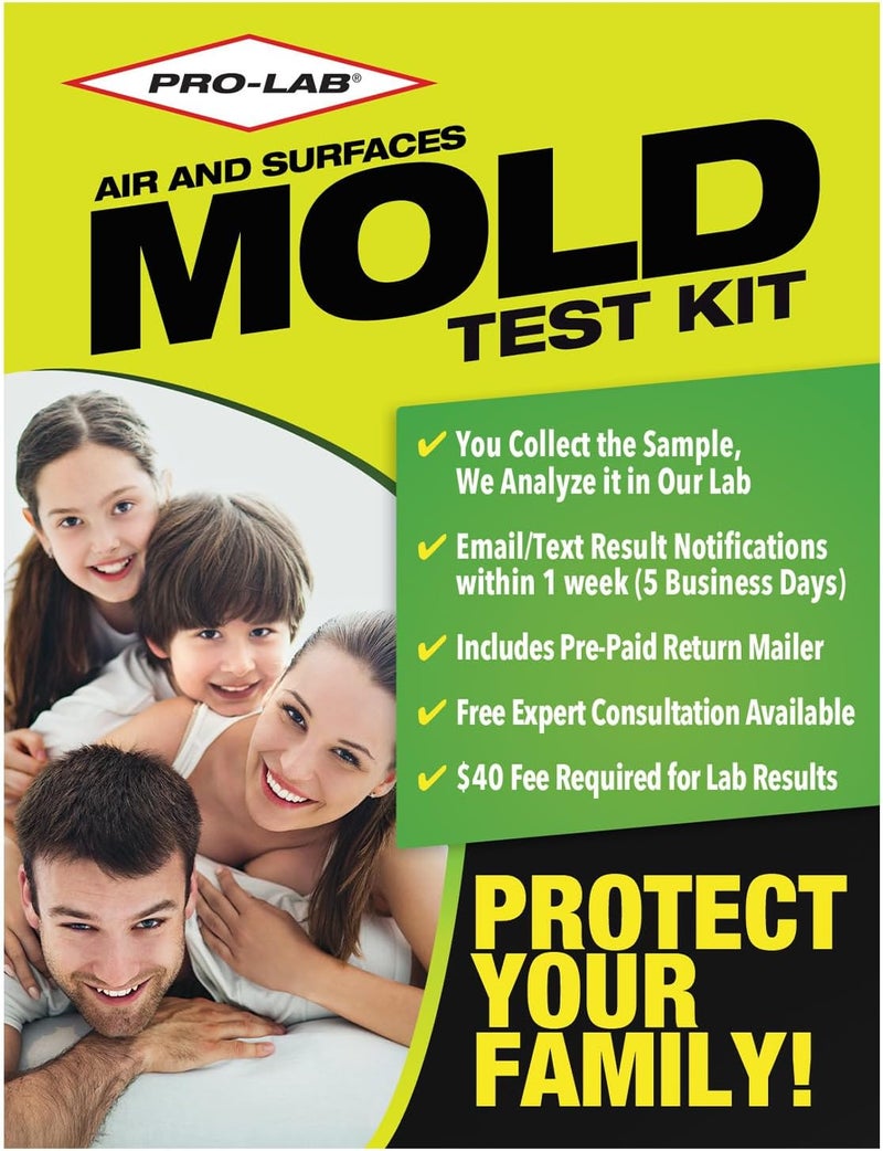 PROLAB PRO-LAB Air and Surfaces Mold Test Kit with Expert Consultation and Pre-Paid Return Mailer - Image 1