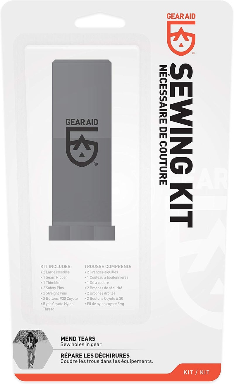 Gear Aid Outdoor Sewing Kit for Gear Repairs - Includes Needles, Safety Pins, Buttons, and Seam Ripper - Image 4