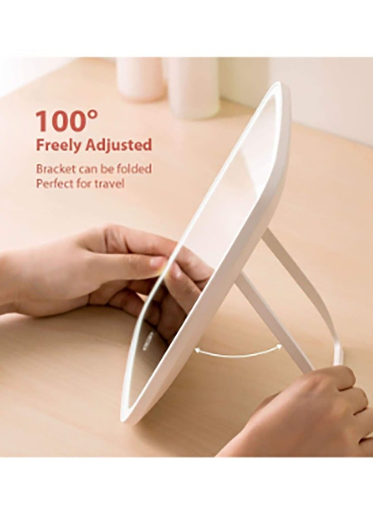 Bukela Adjustable Light Brightness with 3 Color Lighting Modes Vanity Mirror, USB Rechargeable Lighted Makeup Mirror  - Image 3