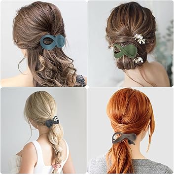 EEEKit French Hair Clip 5PCS Curved Thick Fine Long Hair Strong Grips Claws Barrettes for Women Girls Hairstyling - Image 4