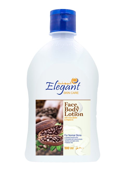 Coco Butter Face And Body Lotion 500ML Elegant