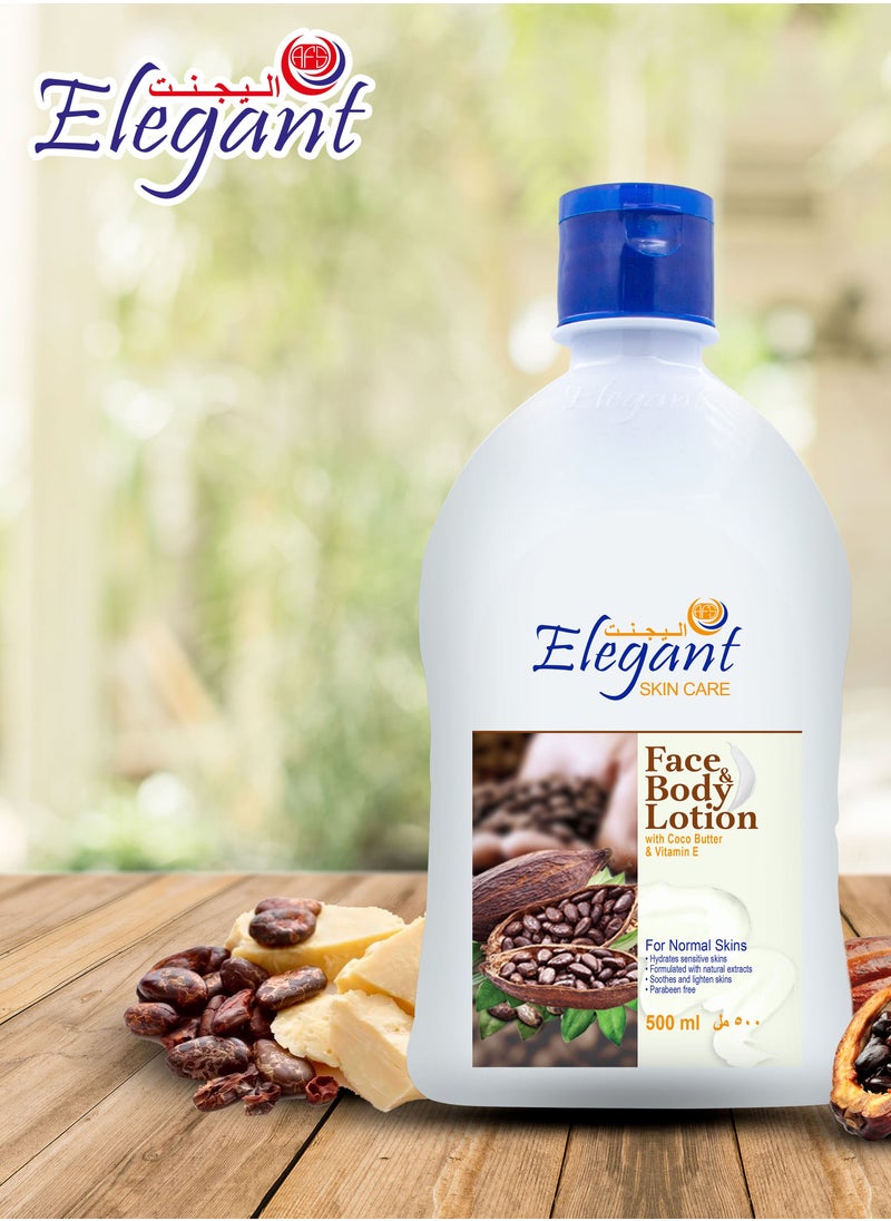 Coco Butter Face And Body Lotion 500ML Elegant