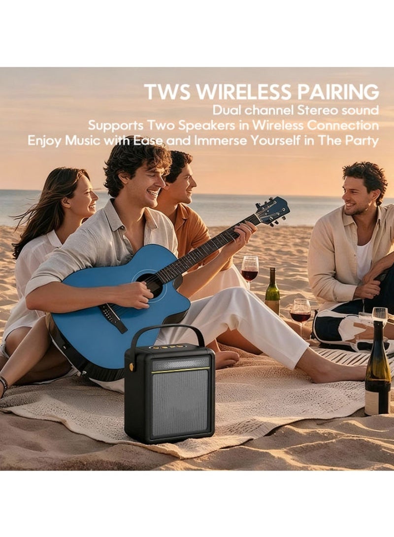 Tiko Boombox 2 Wireless Bluetooth Powerful Partyboost V5.4 Strong Sound Speaker - Black - Image 3
