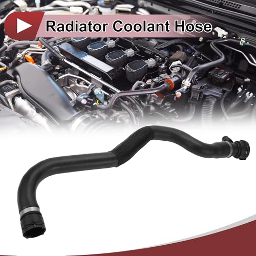 HEROFFIX 1 Pcs Radiator Coolant Hose for BMW 530i 540i 2017-2020 Upper Coolant Return Line No.17128602870 Black Rubber - Image 2