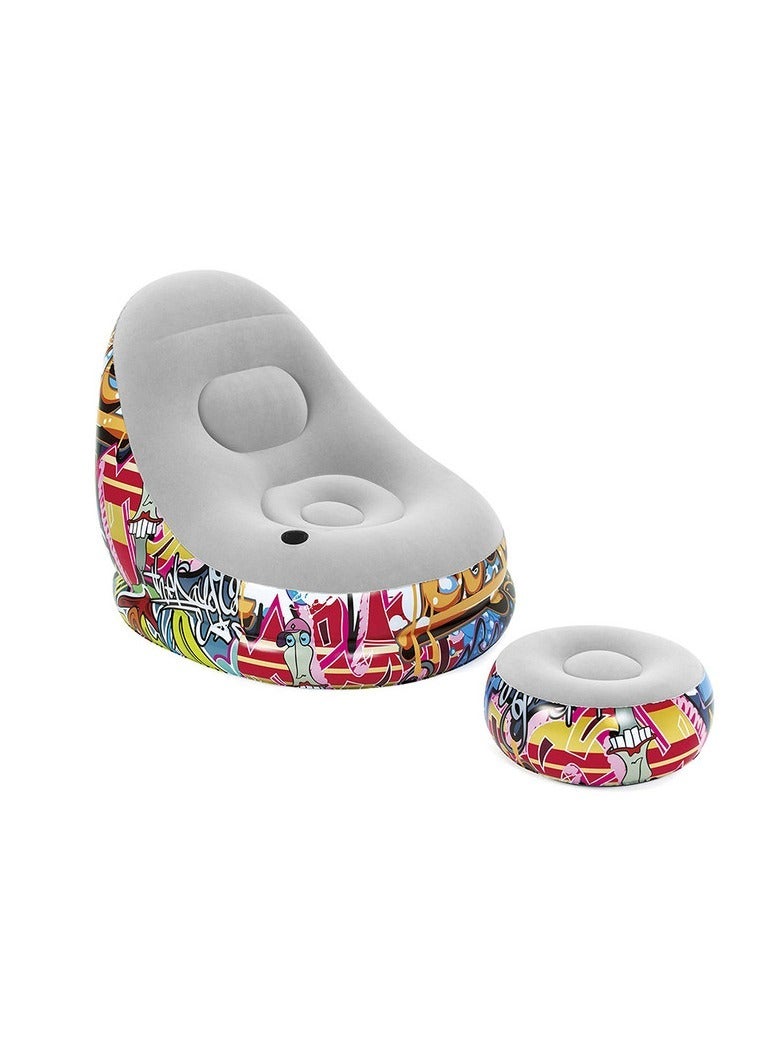 Bestway Graffiti Comfort Cruiser 1.21M X 1.00M X 86Cm 26-75076 - Image 1
