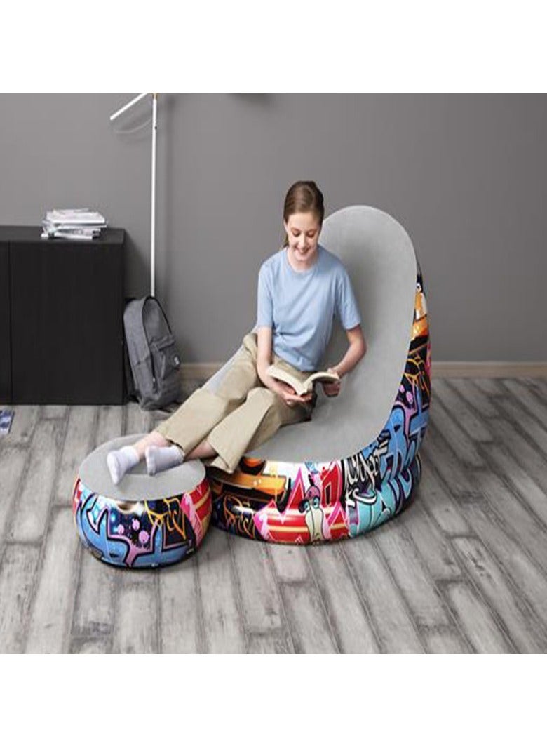 Bestway Graffiti Comfort Cruiser 1.21M X 1.00M X 86Cm 26-75076 - Image 3