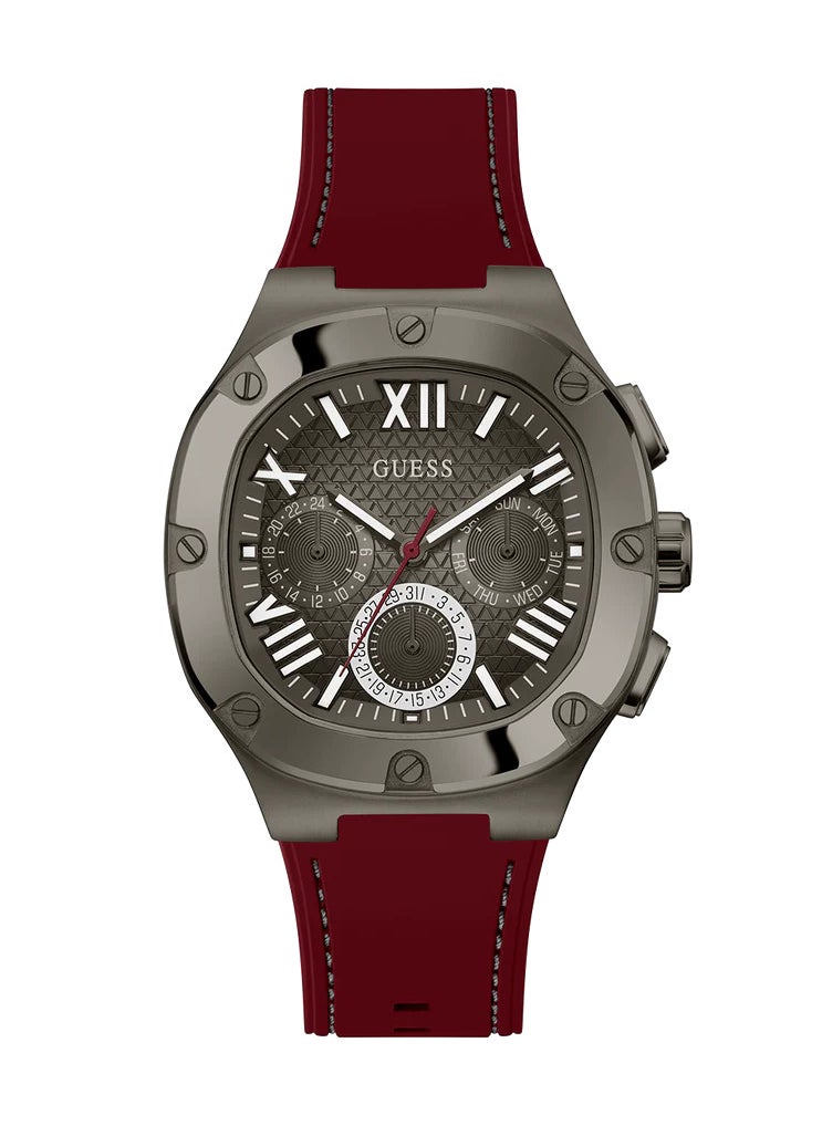 Guess Men's Headline Gunmetal and Burgundy Watch GW0571G4 - pzsku/Z545D0401B7777221D776Z/45/_/1741519045/cb6b0e81-37aa-467c-acc9-8acedc7a17b8