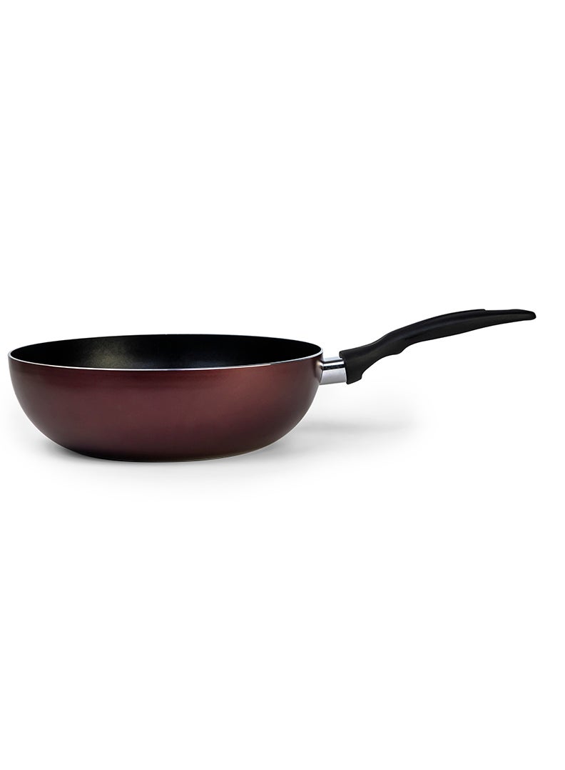 Wilson Aluminum Nonstick Wok stir fry pans with induction bottom Large Cooking Wok Frying Pan Stir Fry Wok 26cm - Image 1