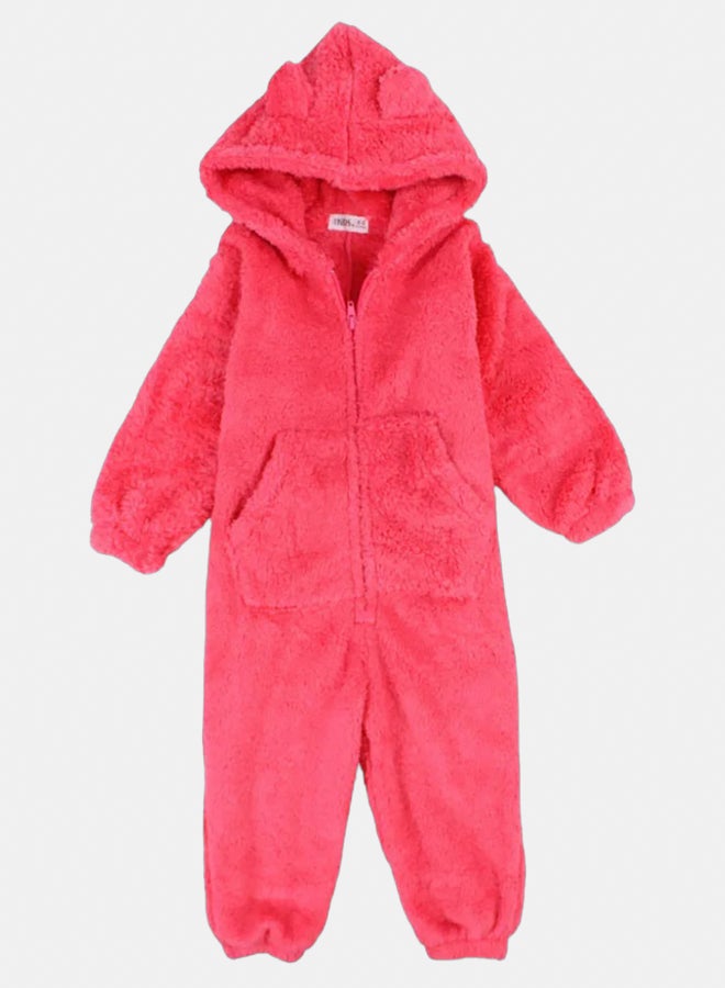 اوركيدز أفرول فرو بدون قدمين للأطفال – لون البطيخ - Image 1