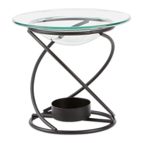 Zingz & Thingz Spiral Metal and Glass Fragrant Oil Warmer - Image 1