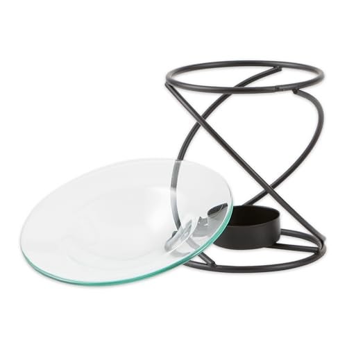 Zingz & Thingz Spiral Metal and Glass Fragrant Oil Warmer - Image 2