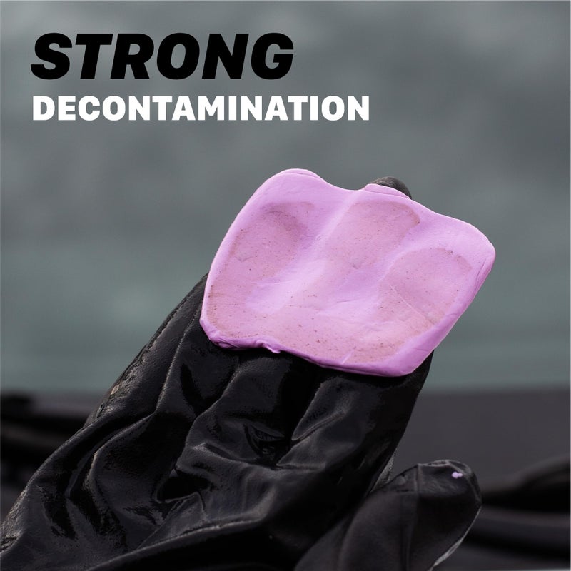 MaxShine ماكس شاين طقم طين سحري عالمي 3 قطع (150 جرام) مادة ثقيلة الجودة لبار الطين للسيارات - ينظف بكفاءة ويزيل الملوثات السطحية من الطلاء والزجاج والبلاستيك والأسطح المعدنية 3 قطع ثقيلة الجودة - Image 4