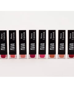 IDIVA Matte Lipstick, 8 different colors, long lasting up to 16 H  - Image 4