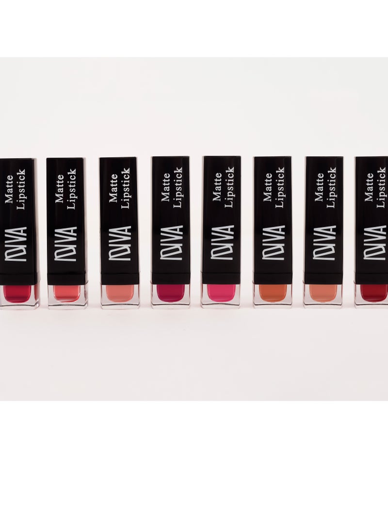 IDIVA - Matte Lipstick, 8 different colors, long lasting up to 16 H - Image 1