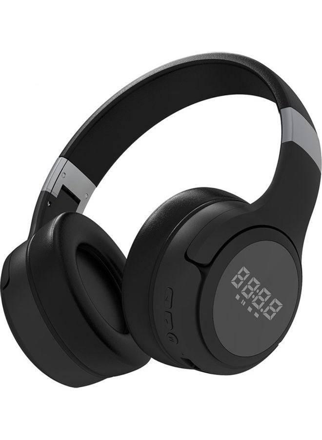 NIBEMINENT B28 Head-Mounted BT Wireless Over-Ear Headphones With Built-In Microphone And Foldable Cyan Black - Image 1