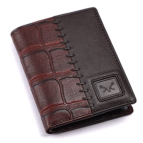 AL FASCINO Wallet for Men Stylish Purse for Men RFID Wallet Purse for Men Genuine Leather Wallet Mens, Wallets for Men (Towny Brown) - Image 2