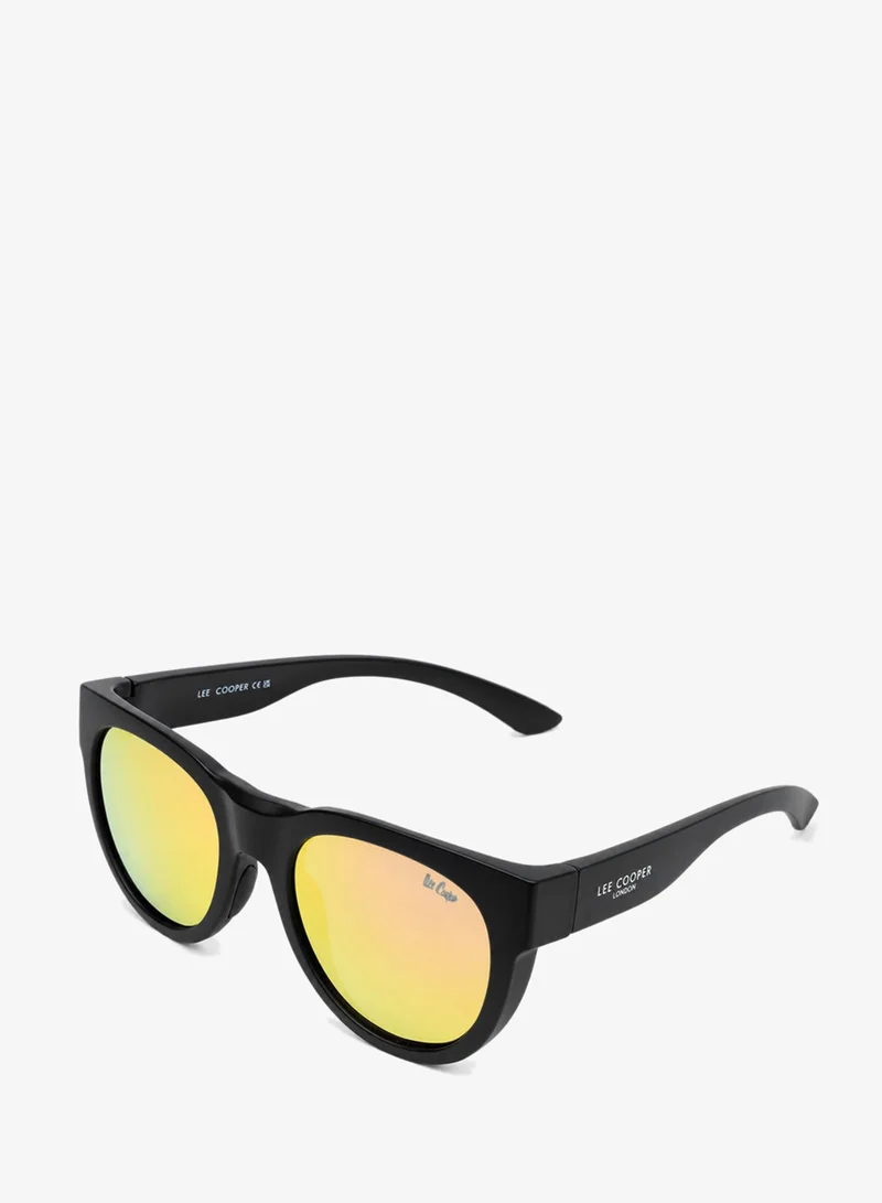 Polarized Sunglasses Mat Black Frame Orange Mirrired Mirror Lens 54mm  - LCM10740C1