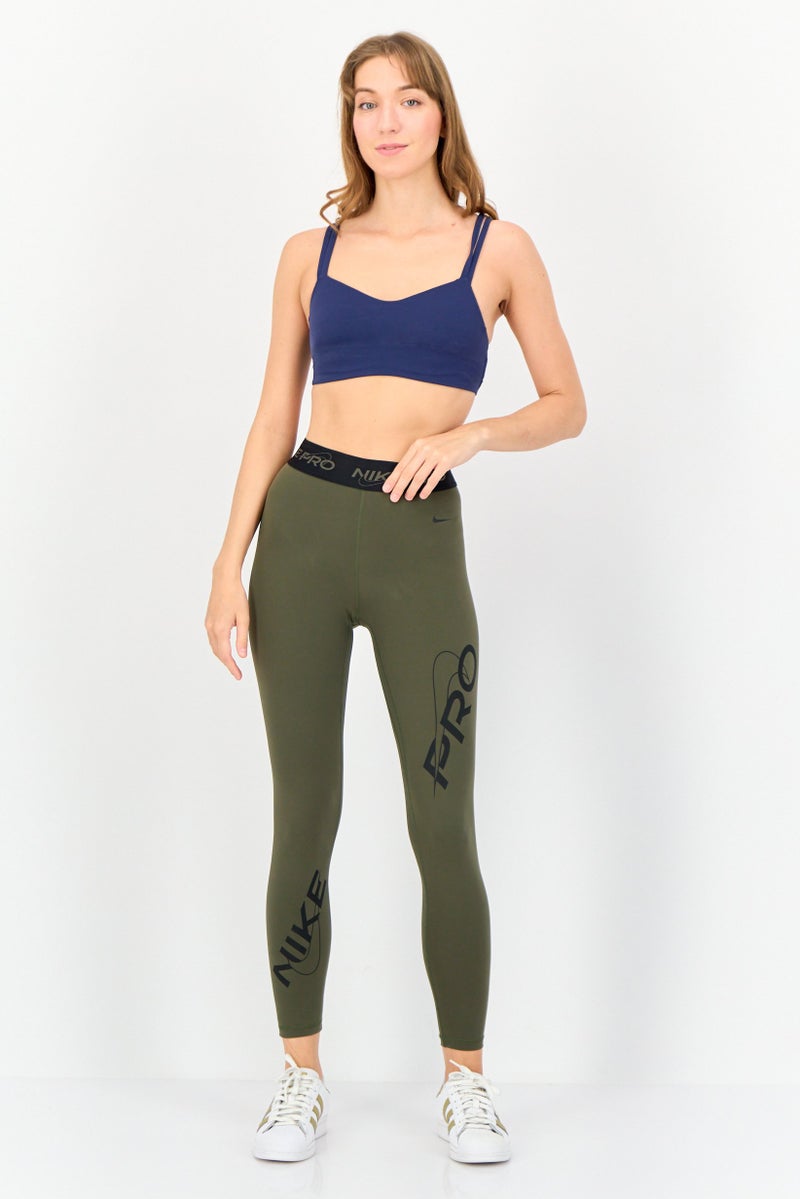 Nike Women Sportswear Fit Training Leggings, Olive - Image 4