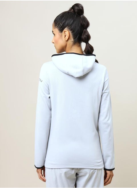 Slim Fit Hooded Jacket with Zip Pocket by Styli