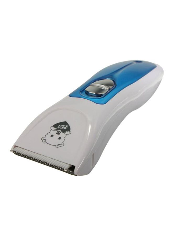 NIBEMINENT Portable Pet Hair Trimmer White/Blue/Silver - Image 1