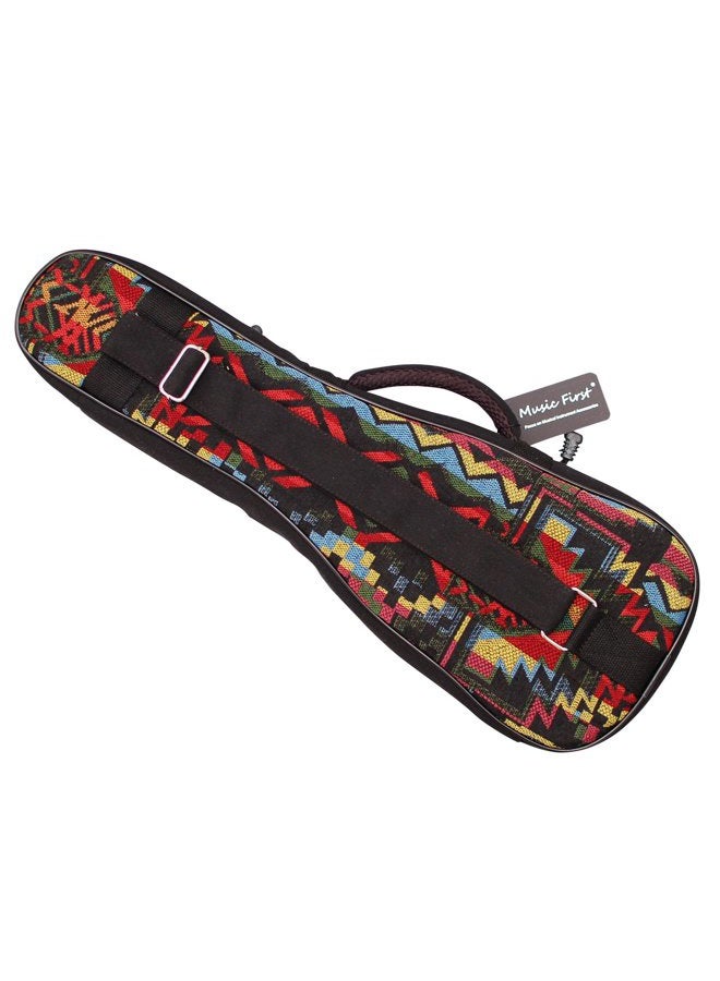 MUSIC FIRST Woven THE NATIVE Vintage Style Ukulele case ukulele bag ukulele gig bag (23~24 inch Concert, The Native) - Image 2
