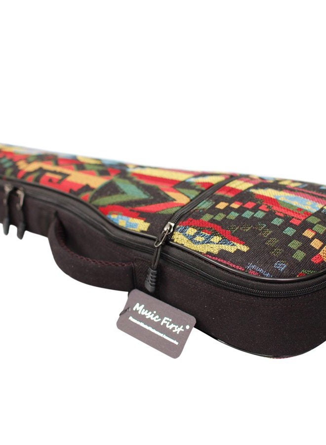 MUSIC FIRST Woven THE NATIVE Vintage Style Ukulele case ukulele bag ukulele gig bag (23~24 inch Concert, The Native) - Image 4
