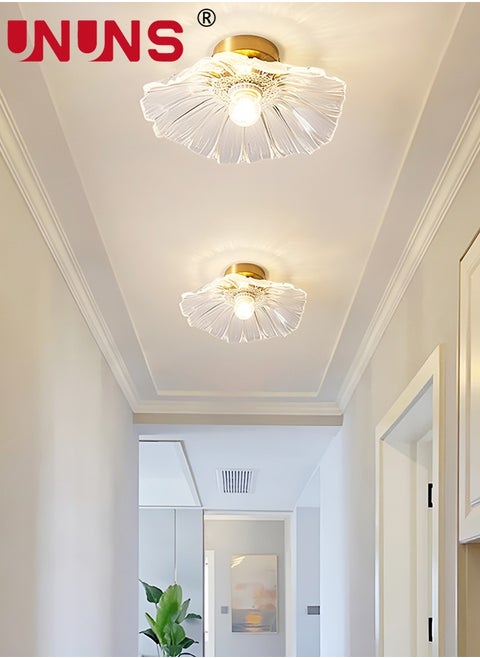 LED Ceiling Light Fixture,Golden Ceiling Light,Flushmount Ceiling Light,Bathroom Ceiling Light,Flush Ceiling Light For Hallway Entryway Bathroom