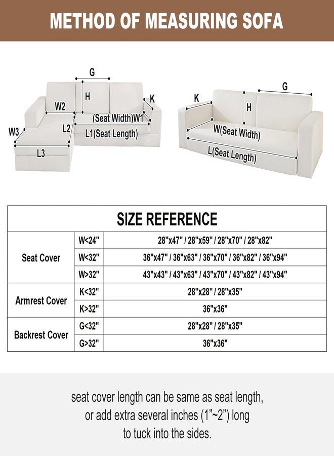 vctops Boho Cotton Linen Sofa Cover with Handmade Tassels Farmhouse Rustic Thick Tufted Setcional Couch Covers Non-Slip Soft Sofa Slipcover Washable Furniture Protector (Pattern F,28"x59") - Image 3