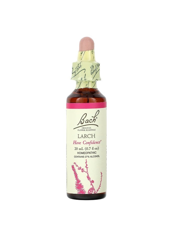 Bach Bach, Original Flower Remedies, Larch, 0.7 fl oz (20 ml)  - Image 1