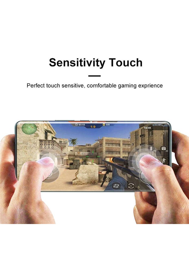 [Pack Of 2] for Google Pixel 7a Screen Protector Full Coverage Ultra-thin 9H Hardness Tempered Glass Screen Protector Case Friendly [Fingerprint Compatible] Screen Guard - Black