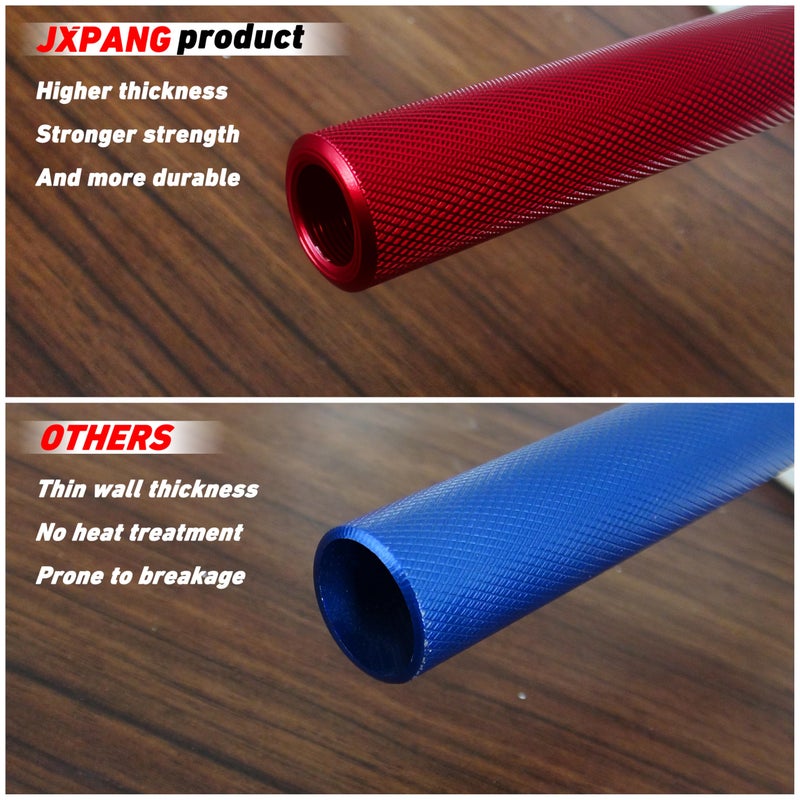JXPANG High Rise Handlebar Upgraded, Motorcycle Dirt Bike Handlebar 1 1/8" 28mm With Foam Pad, For Pit Bike Handlebar For Motocross ATV Quad Pit Dirt Bike (Red) - Image 2