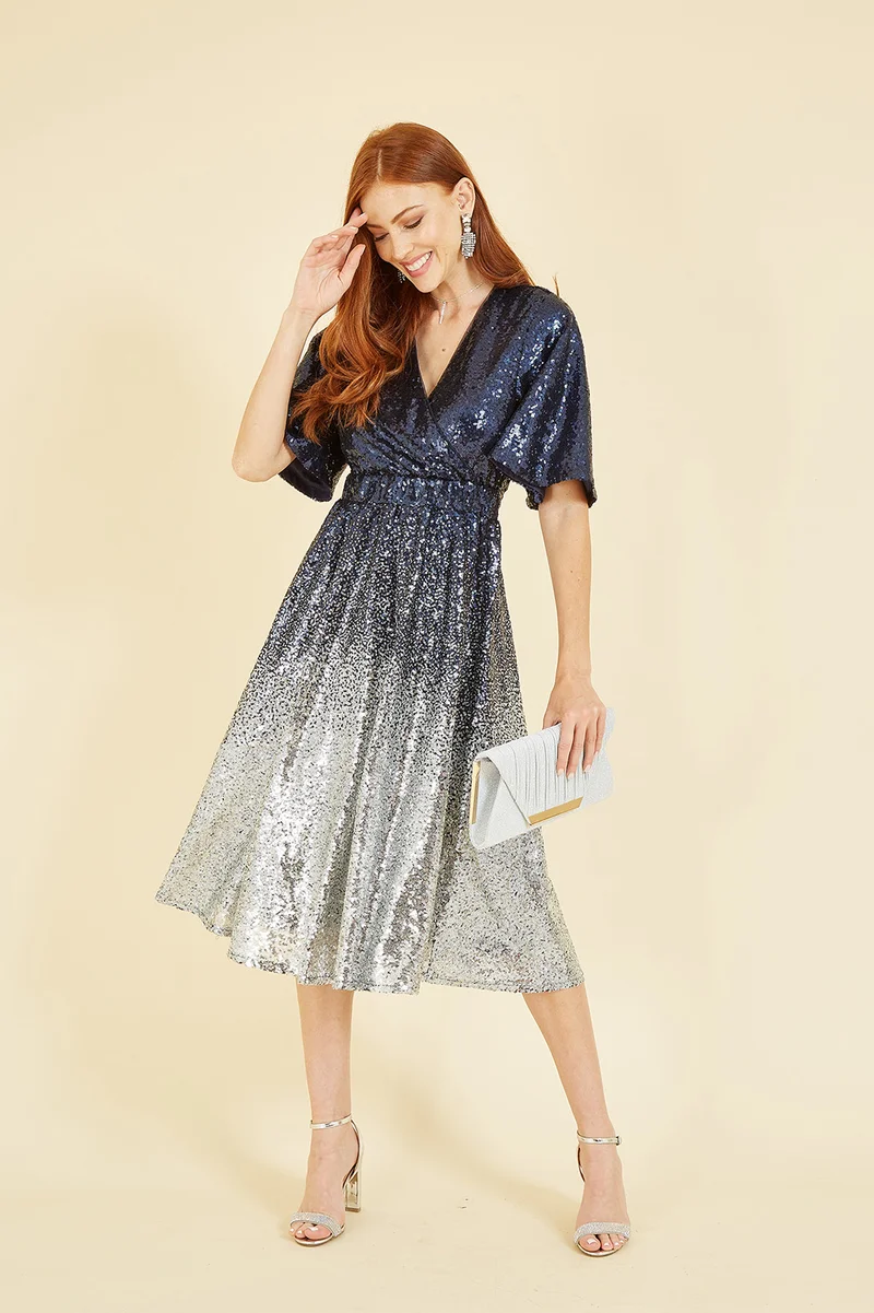 Yumi Sequin Ombre Dress