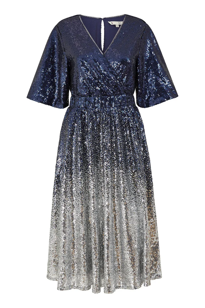 Yumi Sequin Ombre Dress
