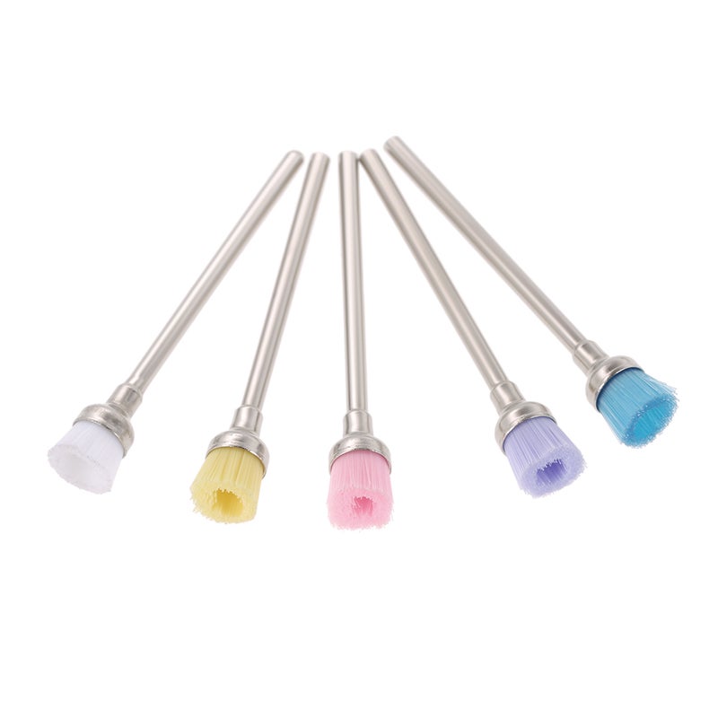 5pcs Mix color Nail Drill Cleaning Brush Electric 2.35mm Machine Professional Nail Art Drill Bit Brush Manicure Accessories - Image 1